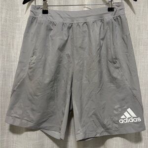 Adidas Men's Athletic Shorts in Light Gray